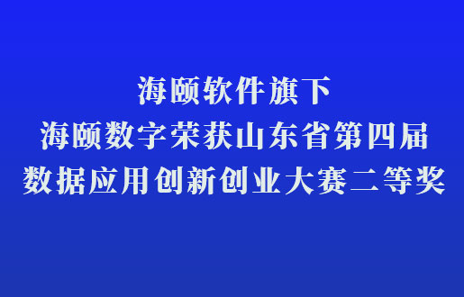 来利国际w66软件旗下来利国际w66数字荣获山东省第四届数据应用立异创业大赛二等奖